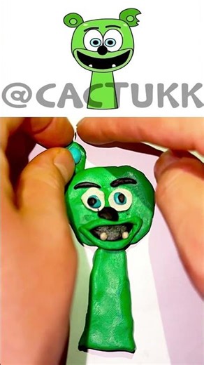 Created by Incredibox Sprunki OC Gummy Bear @cactukk using 3D PEN #clay #incrediboxsprunki