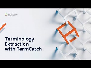 Terminology extraction and buildup using TermCatch and Quickterm
