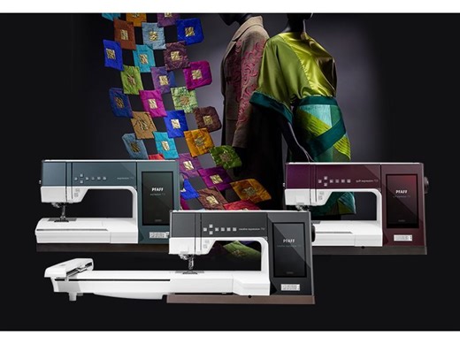SVP Worldwide Announces Global Launch of Three New PFAFF® Sewing Machines: creative expression™ 750, quilt expression™ 725, and expression™ 715