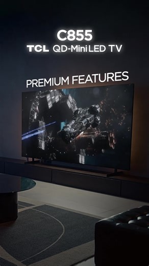 A New Era of Picture Perfection. 🎥✨ The TCL C855 QD-Mini LED TV blends cutting-edge innovation with an unbeatable viewing experience What makes it stand out? 🌟 QD-Mini LED: Ultra-vivid colours, deep contrast, and exceptional brightness for a stunning picture every time. 🌟 Dolby Vision IQ: Adjusts visuals dynamically based on room lighting, so every scene looks cinema-ready. عصر جديد من الكمال البصري. 🎥✨ تلفزيون TCL C855 QD-Mini LED يجمع بين الابتكار المتطور وتجربة مشاهدة لا مثيل لها. ما الذي