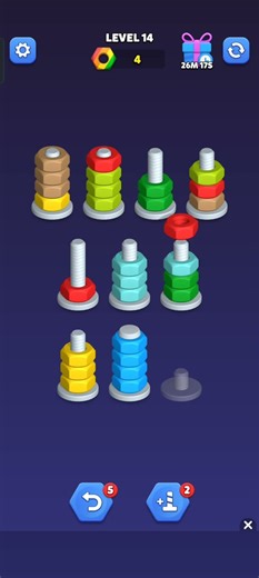 Nut Sort Puzzle – 99% Can’t Beat This! MSA games official