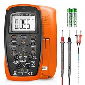 ANNMETER Digital Multimeter,DC/AC Current Voltage Resistance Capacitance Temp Hz Tester AN-42B,6000 Counts True RMS Volt Amp Ohm Electric Meter with Backlight: Amazon.com: Tools & Home Improvement