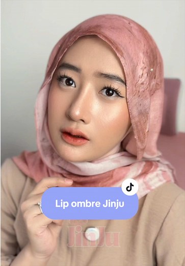 Lip ombre Jinju: Tips ombre glossy tahan lama untuk bibir