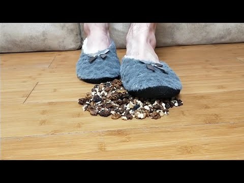 ASMR: ballet slippers crushing nuts;)