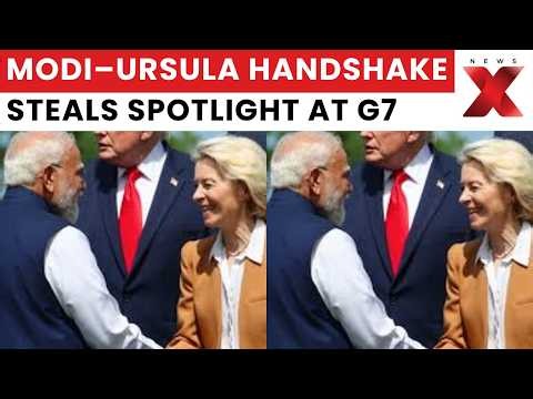 PM Modi EU Meeting Visuals Show Handshakes With Ursula von der Leyen & EU Leaders | NewsX