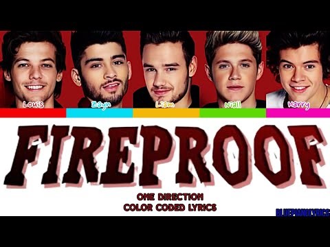 One Direction 'Fireproof' Lyrics (Color Coded Lyrics)