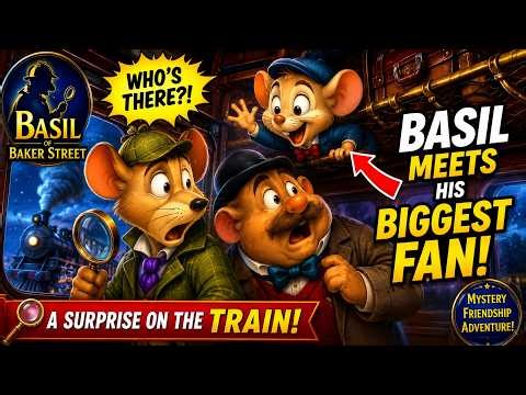 TRAVELING COMPANIONSHIP | Basil of Baker Street Meets Alfie! 🐭🚂✨