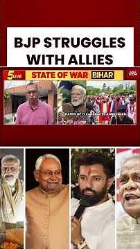 Alliance Tensions Rise: BJP’s Growing Rift With NDA Partners Sparks Political Uncertainty