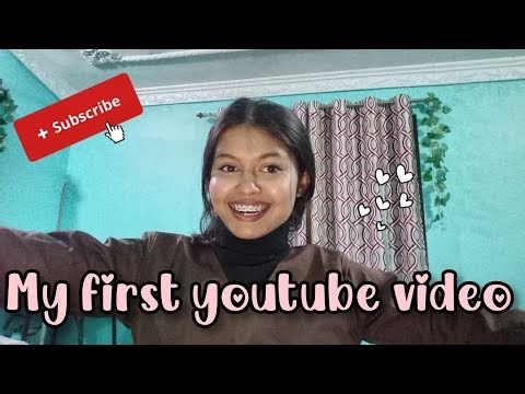 MY FIRST YOUTUBE VIDEO😸 |Introduction|| first video on YouTube ||