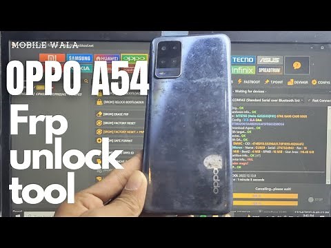OPPO A54 frp remove google account for unlock tool