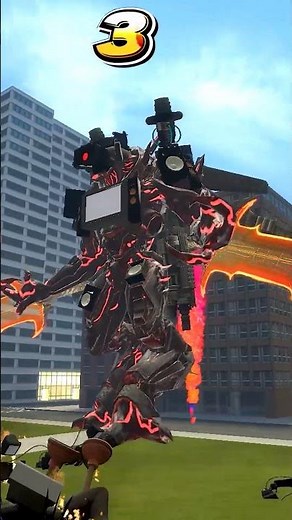 Skibidi toilet - TRI TITAN Upgraded vs Black Sea Eater (Saves Speakerman)