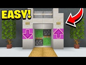 How to Make an ELEVATOR in Minecraft ✅ 2025 BEST GUIDE | Easily CRAFT & BUILD Elevator EASILY