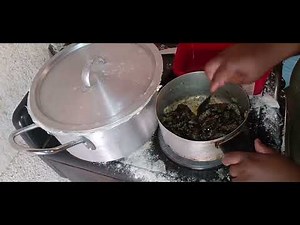 How to cook mopane worms