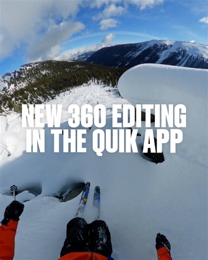 🚨 New 360 Editing Tools in GoPro Quik, including AI-Powered Object Tracking ➡️ Swipe to see early steps of how we’re investing in the future of 360 at GoPro. Alongside this update, #GoProMAX has a new, lower price of $349—with a refreshed look, longer-lasting Enduro Battery, updated ¼-20 mounting. Available now at GoPro.com/MAX. Included in the free GoPro Quik mobile app ReFrame Modes update: 1️⃣: AI-Powered Object Tracking: automatically follow focus on subjects anywhere around the camera, the