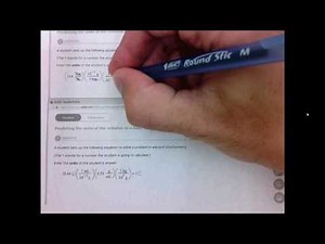 2.5d Predicting the units of the solution to a basic quantitative problem