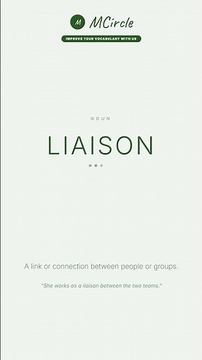 Learn English: What is Liaison? | Vocabulary Shorts
