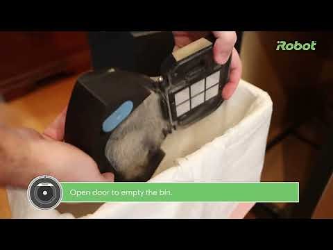 Roomba Essential | How To Empty The Bin