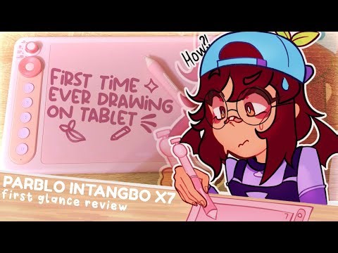 🩵 Tomixity reviews Parblo Intangbo X7 tablet for the first time??? ✏️📦
