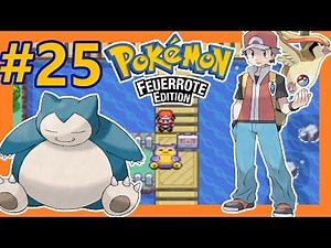 Pokémon FireRed | Waking up and catching Snorlax after the battle in Sabrina's Gym #25