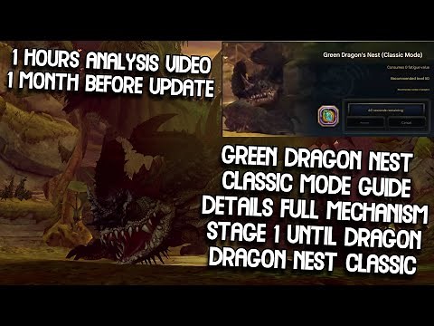 GDN Classic Mode Guide Details Full Mechanism Stage 1 Until Dragon Stage 1 Month Before Update