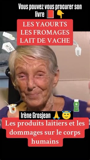Naturopathe Jérôme HERISSE | Irène Grosjean : Lait de vache et mal être 🙏😇 .Je vous invite à commander son livre la vie en abondance, si vous ne l'avez pas déjà lu.... | Instagram