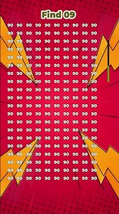 Can you find 09? #puzzle #brainteaser #numberchallenge #shorts