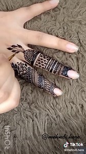 Easy and Stylish Finger Mehndi Design Tutorial 2020