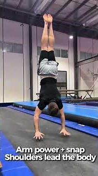 Learning Back Handspring step by step - Speed, power, and proper technique