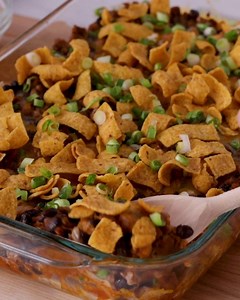 Crunchy, cheesy and extra easy! Fritos™ Pie Casserole recipe: https://www.bettycrocker.com/recipes/fritos-pie-casserole/385cf06d-1ead-4fea-afbf-91f2821696fa?utm_medium=social&utm_source=facebook&utm_campaign=11_2018_standard?mktgimp=PROBEANS?mktgimp=OEPALL | Betty Crocker