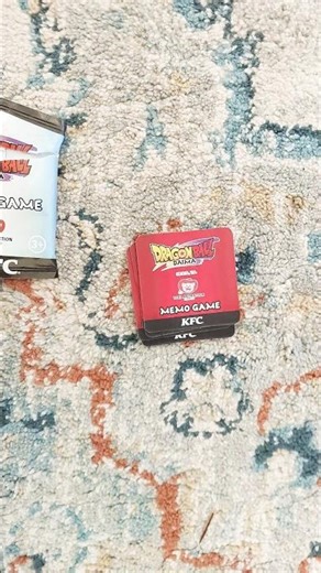 DragonBall Daima KFC Memo Game Card Opening