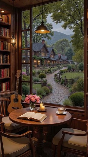 Cozy Coffee Shop Ambience ☕ Relaxing Jazz Music with Calm Spring Rain Sounds for Study, Work & Focus