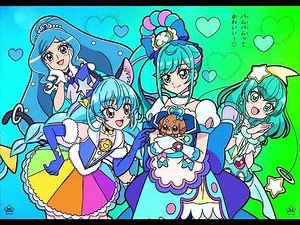 Here's some of my Precure coloring pages that I colored in the past