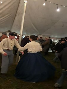 Saturday night Dance at the Pea Ridge Civil War Reenactment. | 1st Minnesota Sharpshooters - Civil War Reenactment Group