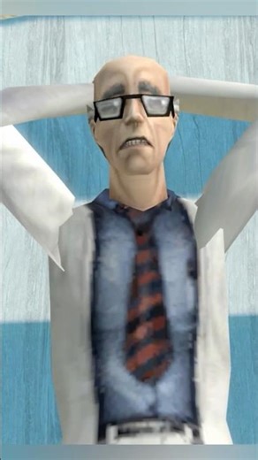Poor Scientist can’t relax at beach 🏖️- Half Life #memes #shorts