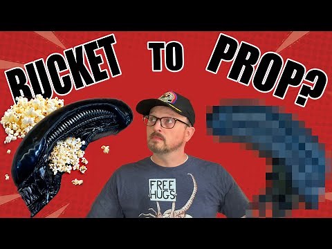 Transforming An Alien Romulus Popcorn Bucket Into A Movie Prop!