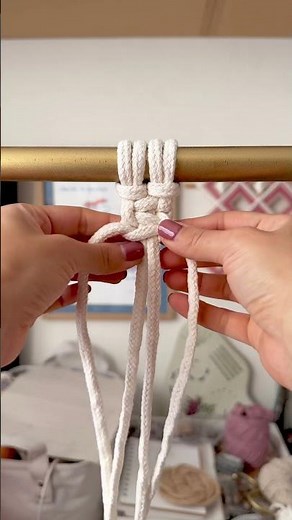 TIP de macramé: Identifica que lado sigue cuando tejes nudos planos