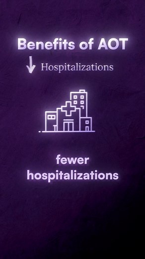 Understanding AOT: Assisted Outpatient Treatment When someone with a severe mental illness (SMI) is involved with the courts, distinguishing between whether it is a criminal or civil process is essential. If there are no criminal charges, involuntary treatment occurs through the civil court system. Civil court processes—like Assisted Outpatient Treatment (AOT)—can improve treatment adherence, reduces hospitalizations, and lowers criminalization. AOT is legal in every state except Massachusetts a
