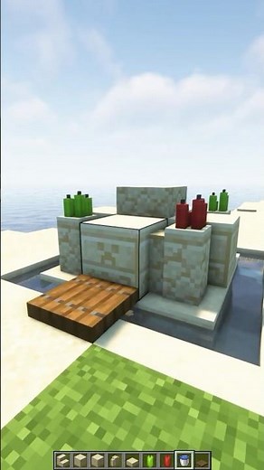 How to Build the CUTEST Sandcastle in Minecraft #minecraft