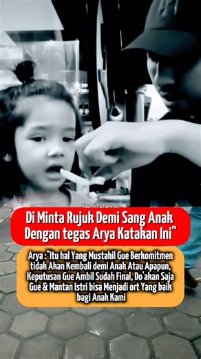 Di minta rujuk demi sang anak dengan tegas Arya katakan ini #funny #beritaterkini #viral #fyp #video