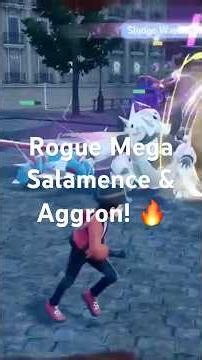 Teaming up with Lebanne against rogue mega Pokémon! 😎🔥 #pokemon #pokemonlegendsza #bossfight