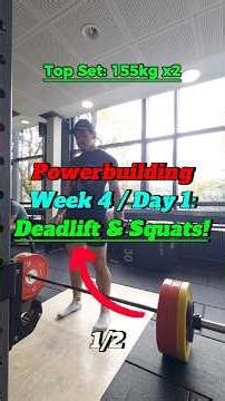 Jeff Nippard's Powerbuilding Program: Deadlift & Box Squats! 1/2