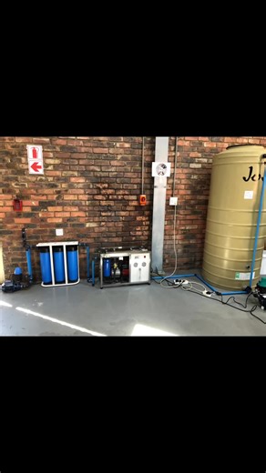 Todays installation 150 Litres per hour Industrial Water Purification plant