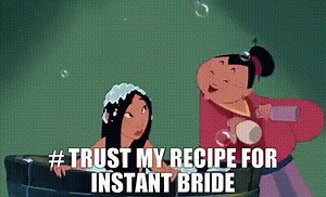 # Trust my recipe for instant bride