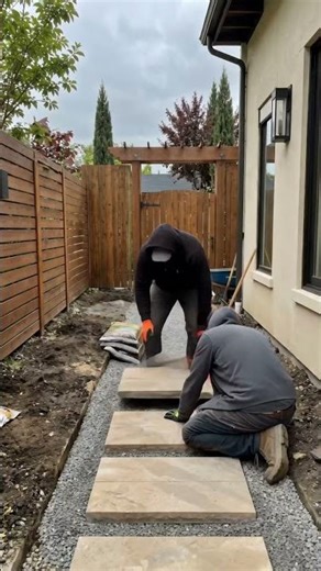 This Forgotten Side Yard Became a Glowing Garden Path