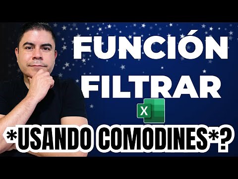 Podemos usar comodines con la función FILTRAR en Excel?
