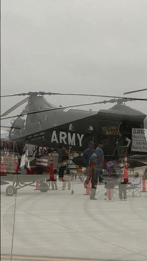 The Piasecki H 21 WorkhorseShawnee helicopter on display at Point Mugu Air and Naval Station 080710.