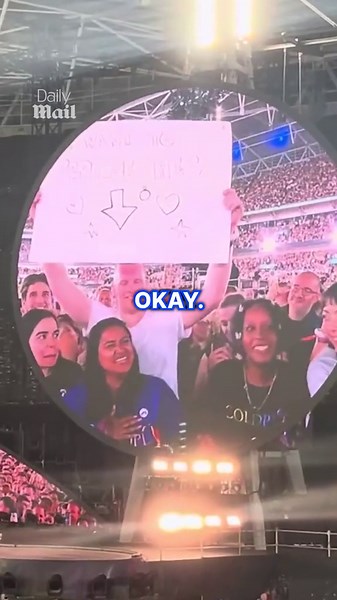 Chris Martin jokes about KissCam scandal during fan proposal