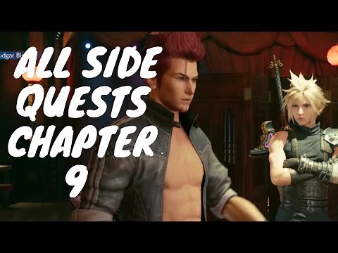 Final Fantasy 7 Remake All Side Quests Chapter 9 FFVII Remake