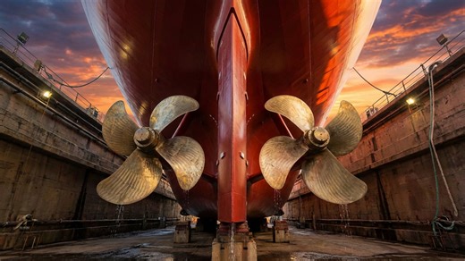 Why ships keep their propellers at the stern, the hydrodynamics, steering, and engineering logic explained