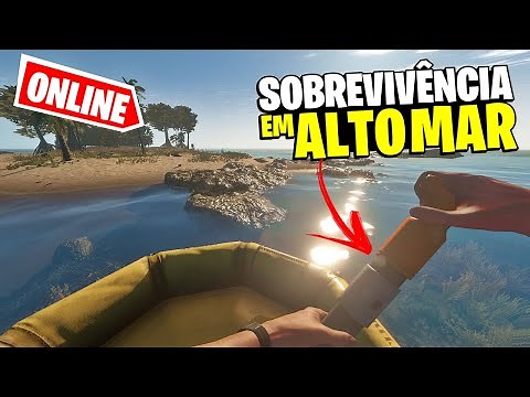 FINALMENTE SAIU O MODO ONLINE! SOBREVIVENDO EM ALTO MAR! - Stranded Deep #01 coop